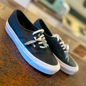 Brand new leather lace vans